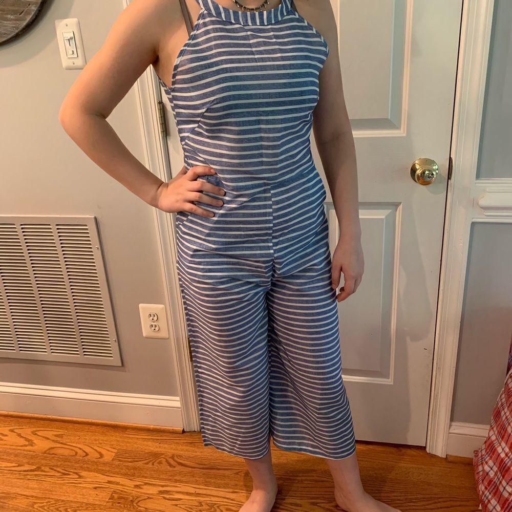 Fancyqube Nylon Knit Jumpsuit NWT sz 6 L